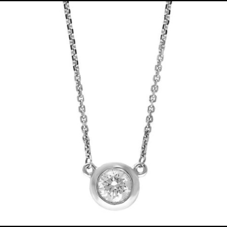 Effy Pava Classica 14 Kt White Gold Necklace 300$